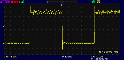 Atten ADS1102CML measuring power line noise